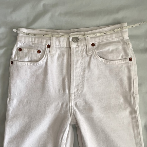 Re/done originals high rise ankle crop jeans - Picture 8 of 9